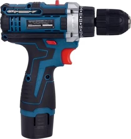 Шурупокрут-дриль акумуляторний Зеніт Профі ЗПША-12/15 S2 12В 2х1.5А·год 25Нм 350·1500об/хв