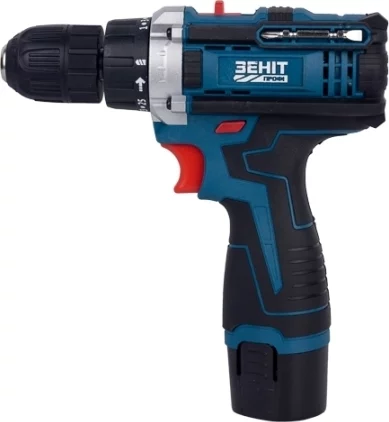 Шурупокрут-дриль акумуляторний Зеніт Профі ЗПША-12/15 S2 12В 2х1.5А·год 25Нм 350·1500об/хв