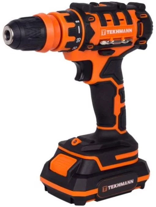 Шурупокрут-дриль акумуляторний Tekhmann TCD-21/2 DFR 21В 2х2А·год 28Нм 350·1500об/хв 1.4кг