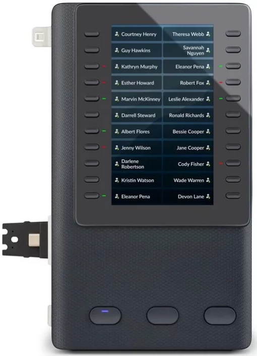 Модуль розширення Poly Edge E для SIP-телефонів E400, E450, E500, E550, 22 лінії (66 з пейджингом), сірий