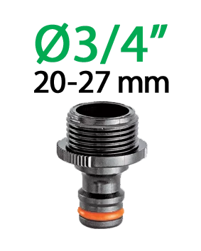 Адаптер 3/4"Н для конектора поливального шлангу