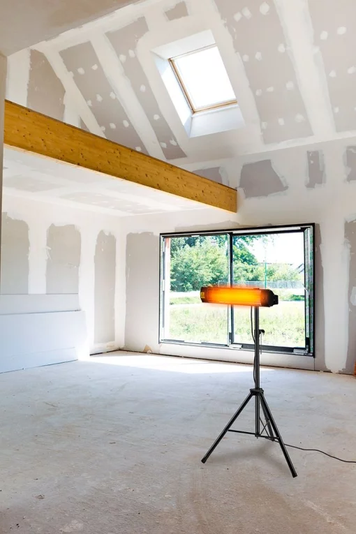 Обігрівач інфрачервоний Neo Tools, 2000Вт, 18м кв, 49.5х10.5х11см, IP65