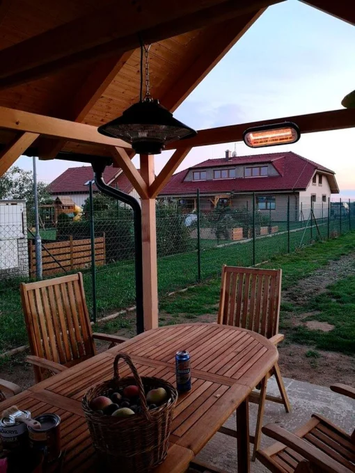 Обігрівач інфрачервоний Neo Tools, 2000Вт, 24м кв, 11.5х46х19см, IP65