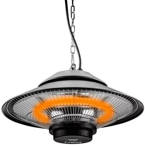 Обігрівач інфрачервоний Neo Tools, підвісний, 1500Вт, 9м кв, 42.5х42.5х23см, пульт, IP44