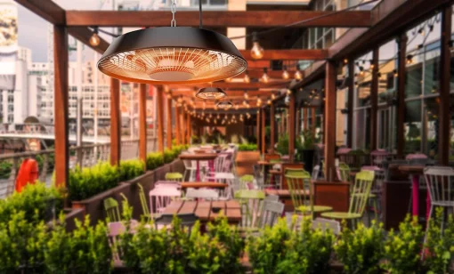 Обігрівач інфрачервоний Neo Tools, підвісний, 1500Вт, 44х44х17.5см, IP44