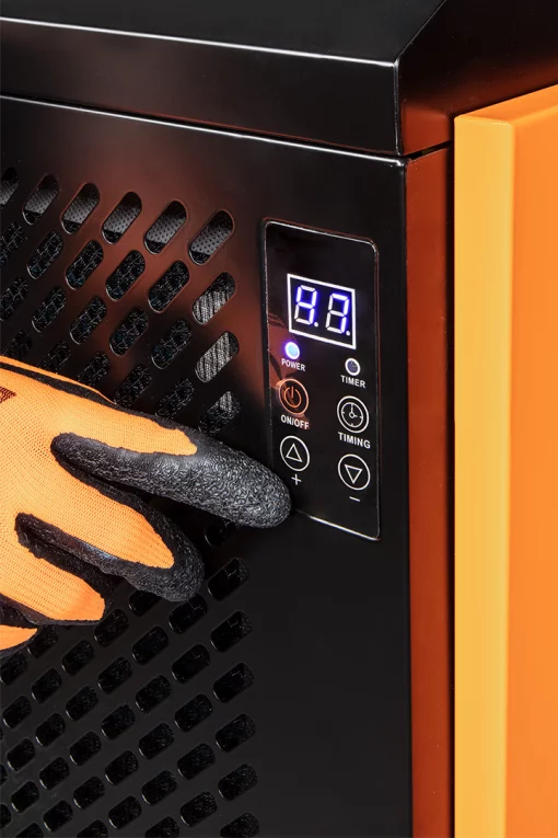 Осушувач повітря промисловий Neo Tools 70л/добу 250м кв 400м куб/год 950Вт LCD дисплей ел.керування таймер IP22