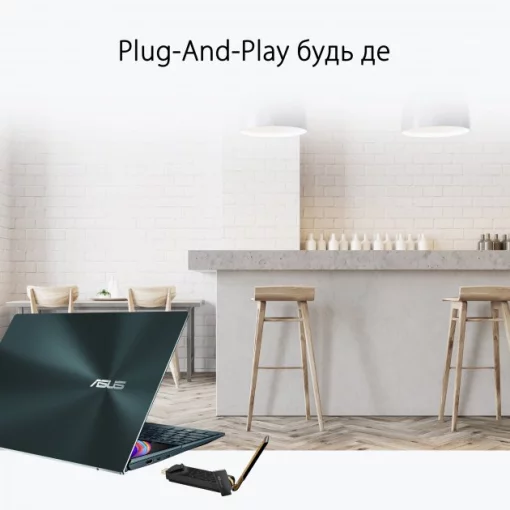 Адаптер WiFi ASUS USB-AX56 AX1800, USB