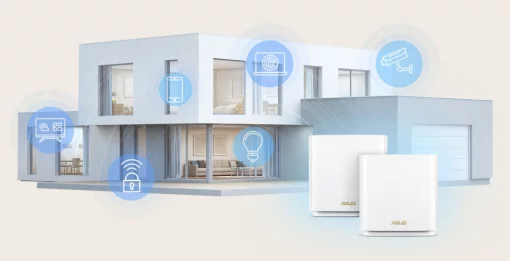 Система WiFi-Mesh ASUS ZenWiFi XT9 AX7800, 3xGE LAN, 1x2.5GE WAN, 1xUSB 3.2, 2 мод, чорний