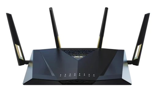 Маршрутизатор ASUS RT-AX88U PRO AX6000, 4xGE LAN, 2.5xGE WAN, 1x2.5GE WAN/LAN, 1xUSB3.2, 1xUSB2.0, MESH