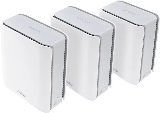 Система WiFi-Mesh ASUS ZenWiFi BT10 BE25000, 1x10GE LAN, 1xGE WAN/LAN, 1x10GE LAN, 1xUSB 3.0, 3мод, білий