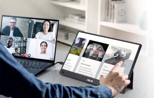 Монітор портативний Asus 15.6" ZenScreen MB16AHT mHDMI, 2xUSB-C, MM, IPS, Touch