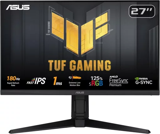 Монітор Asus 27" TUF Gaming VG279QL3A 2xHDMI, DP, MM, IPS, 180Hz, 1ms, sRGB 125%, AdaptiveSync, Pivot, HDR400