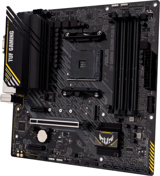 Материнcька плата ASUS TUF GAMING A520M-PLUS II sAM4 A520 4xDDR4 HDMI DVI D-Sub mATX