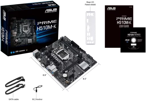 Материнcька плата ASUS PRIME H510M-K s1200 H510 2xDDR4 M.2 HDMI D-Sub mATX