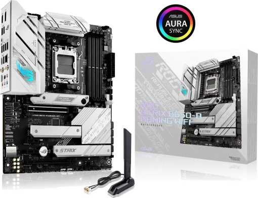 Материнcька плата ASUS ROG STRIX B650-A GAMING WIFI sAM5 B650 4xDDR5 M.2 HDMI DP WiFi BT ATX