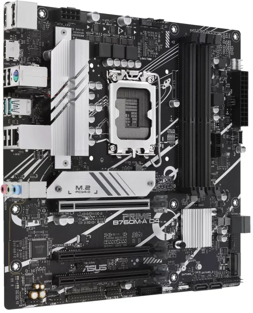 Материнcька плата ASUS PRIME B760M-A D4-CSM s1700 B760 4xDDR4 M.2 HDMI DP mATX CSM