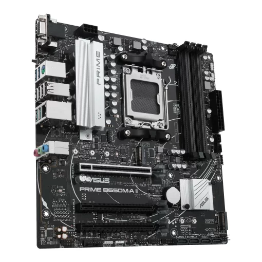 Материнcька плата ASUS PRIME B650M-A II-CSM sAM5 B650 4xDDR5 M.2 D-Sub HDMI DP mATX