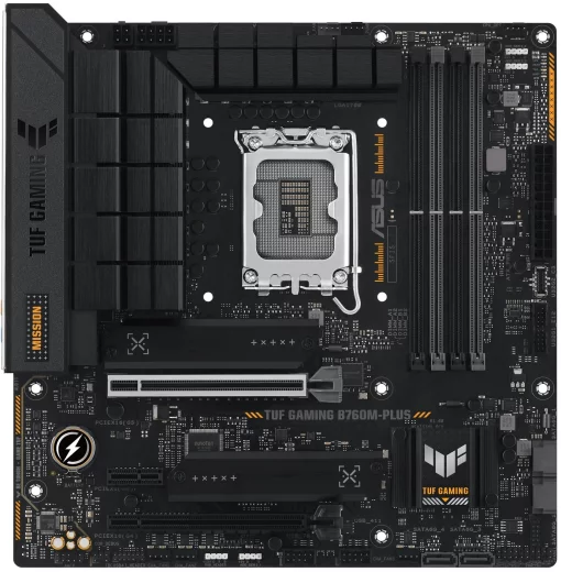 Материнcька плата ASUS TUF GAMING B760M-PLUS s1700 B760 4xDDR5 M.2 HDMI DP mATX