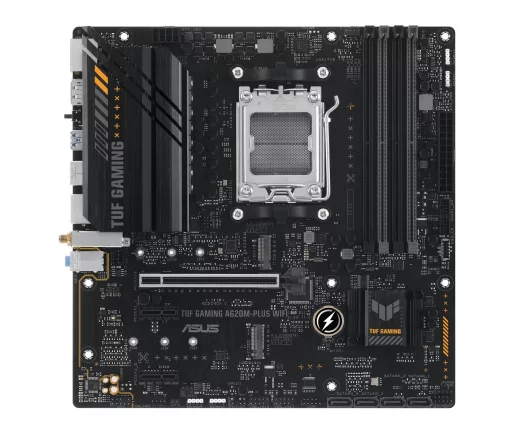 Материнcька плата ASUS TUF GAMING A620M-PLUS WIFI sAM5 A620 4xDDR5 HDMI DP Wi-Fi BT mATX