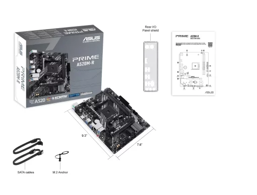 Материнcька плата ASUS PRIME A520M-R sAM4 A520 2xDDR4 M.2 HDMI mATX