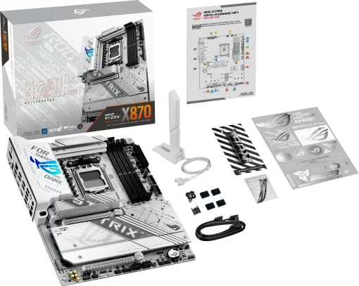 Материнcька плата ASUS ROG STRIX X870-A GAMING WIFI sAM5 X870 4xDDR5 M.2 HDMI DP WiFi BT ATX