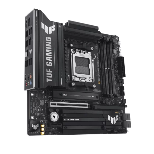 Материнcька плата ASUS TUF GAMING B850M-PLUS sAM5 B850 4xDDR5 M.2 HDMI DP mATX