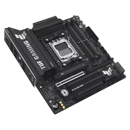 Материнcька плата ASUS TUF GAMING B850M-PLUS sAM5 B850 4xDDR5 M.2 HDMI DP mATX