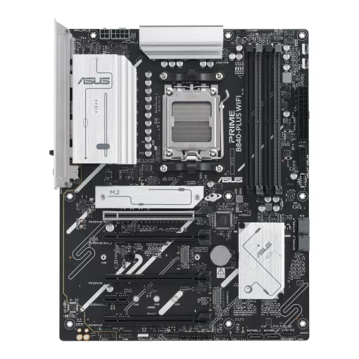 Материнcька плата ASUS PRIME B840-PLUS WIFI sAM5 B840 4xDDR5 M.2 HDMI DP WiFi BT ATX