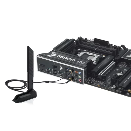 Материнcька плата ASUS TUF GAMING B850-PLUS WIFI sAM5 B850 4xDDR5 M.2 HDMI DP WiFi BT ATX