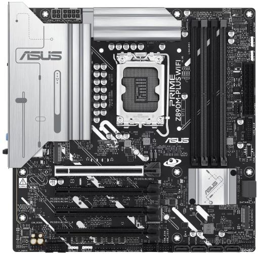 Материнcька плата ASUS PRIME Z890M-PLUS WIFI s1851 Z890 4xDDR5 M.2 HDMI DP Wi-Fi BT mATX