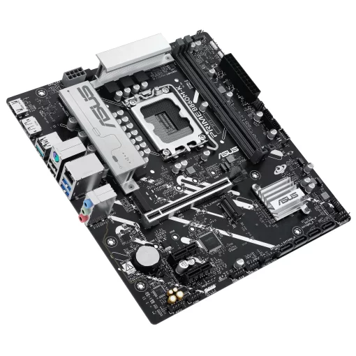 Материнcька плата ASUS PRIME B860M-K s1851 B860 2xDDR5 M.2 DP HDMI Wi-Fi BT mATX