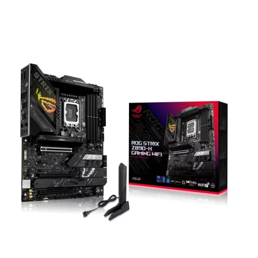 Материнcька плата ASUS ROG STRIX Z890-H GAMING WIFI s1851 Z890 4xDDR5 M.2 HDMI DP Wi-Fi BT ATX