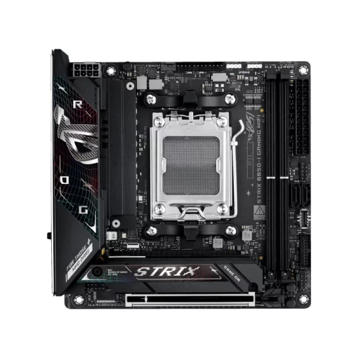 Материнcька плата ASUS ROG STRIX B850-I GAMING WIFI sAM5 B850 2xDDR5 M.2 HDMI USB Type-C WiFi BT mITX