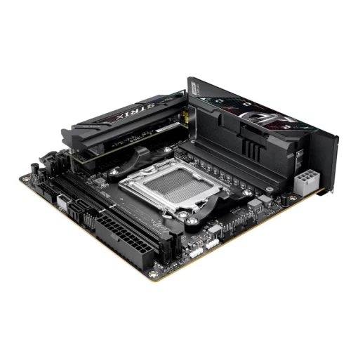 Материнcька плата ASUS ROG STRIX B850-I GAMING WIFI sAM5 B850 2xDDR5 M.2 HDMI USB Type-C WiFi BT mITX