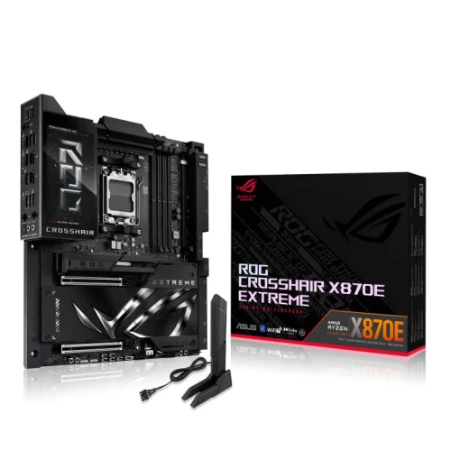 Материнcька плата ASUS ROG CROSSHAIR X870E EXTREME sAM5 X870E 4xDDR5 M.2 USB Type-C HDMI WiFi BT EATX