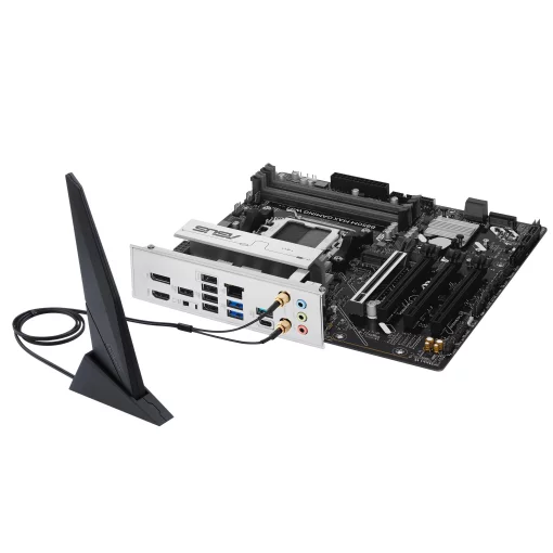Материнcька плата ASUS B850M MAX GAMING WIFI sAM5 B850 4xDDR5 M.2 HDMI DP WiFi BT mATX