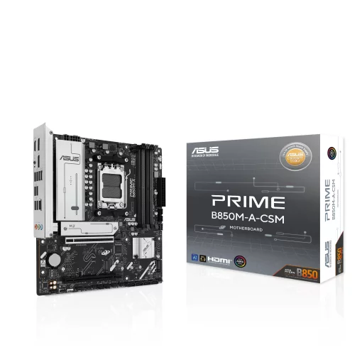 Материнcька плата ASUS PRIME B850M-A-CSM sAM5 B850 4xDDR5 M.2 HDMI DP mATX