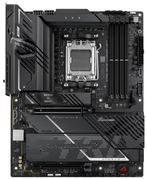 Материнcька плата ASUS ROG STRIX X870E-H GAMING WIFI7 sAM5 X870 4xDDR5 M.2 HDMI USB Type-C WiFi BT ATX