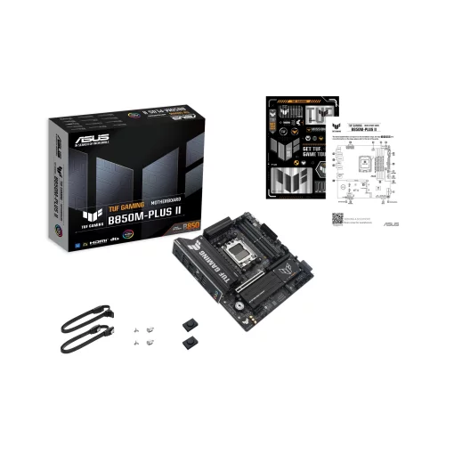 Материнcька плата ASUS TUF GAMING B850M-PLUS II sAM5 B850 4xDDR5 M.2 HDMI DP mATX