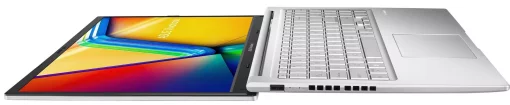 Ноутбук ASUS Vivobook 15 X1502VA-BQ490 15.6" FHD IPS, Intel i7-13620H, 16GB, F512GB, UMA, NoOS, Сріблястий