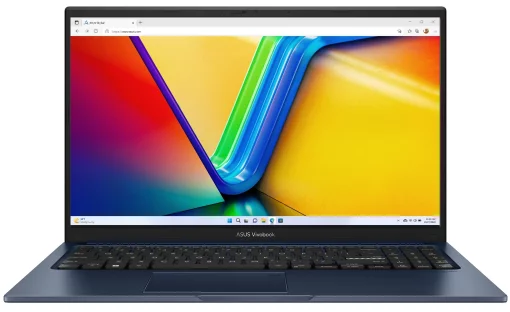 Ноутбук ASUS Vivobook 15 X1504VA-BQ3122 15.6" FHD IPS, Intel 5 120U, 16GB, F512GB, UMA, NoOS, Блакитний