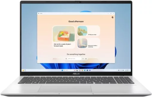 Ноутбук ASUS Vivobook 16 X1607CA-MB059 16" WUXGA IPS, Intel Ultra 5 225H, 16GB, F512GB, UMA, noOS, Сріблястий