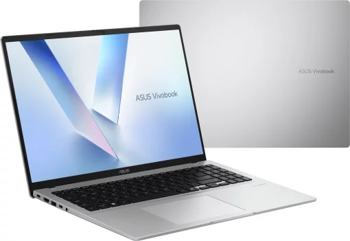 Ноутбук ASUS Vivobook 16 M1607KA-MB060 16" WUXGA IPS, AMD AI 7 350, 16GB, F1TB, UMA, NoOS, Сріблястий