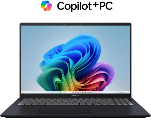 Ноутбук ASUS Vivobook 16 X1607QA-MB046W 16" WUXGA IPS, Snapdragon X X1 26 100, 16GB, F512GB, UMA, Win11, Блакитний