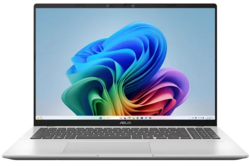 Ноутбук ASUS Vivobook 16 X1607QA-MB055W 16" WUXGA IPS, Snapdragon X X1 26 100, 16GB, F512GB, UMA, Win11, Сріблястий