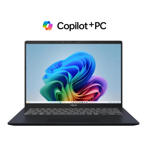 Ноутбук ASUS Vivobook 14 X1407QA-LY034W 14" WUXGA IPS, Snapdragon X1 26 100, 16GB, F512GB, UMA, Win11, Блакитний