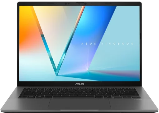 Ноутбук ASUS Vivobook S 14 S3407QA-KP003W 14" 2.5K IPS, Snapdragon X1 26 100, 16GB, F512GB, UMA, Win11, Сірий