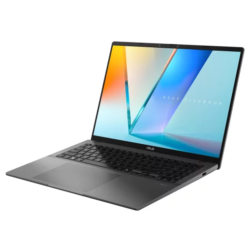 Ноутбук ASUS Vivobook S 16 S3607QA-PL006W 16" 2.5K IPS, Snapdragon X1 26 100, 16GB, F1TB, UMA, Win11, Сірий