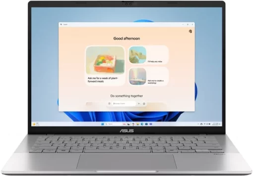 Ноутбук ASUS Vivobook S 14 S3407CA-LY023 14" WUXGA IPS, Intel Ultra 5 225H, 16GB, F512GB, UMA, NoOS, Сріблястий