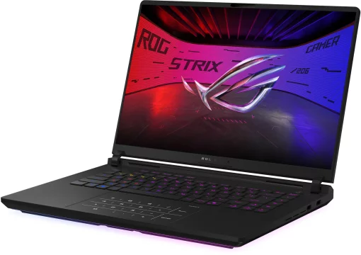 Ноутбук ASUS ROG Strix SCAR 16 G635LR-RW074W 16" 2.5K mLED, Intel Ultra 9 275HX, 32GB, F1TB, NVD5070Ti-12, Win11, Чорний